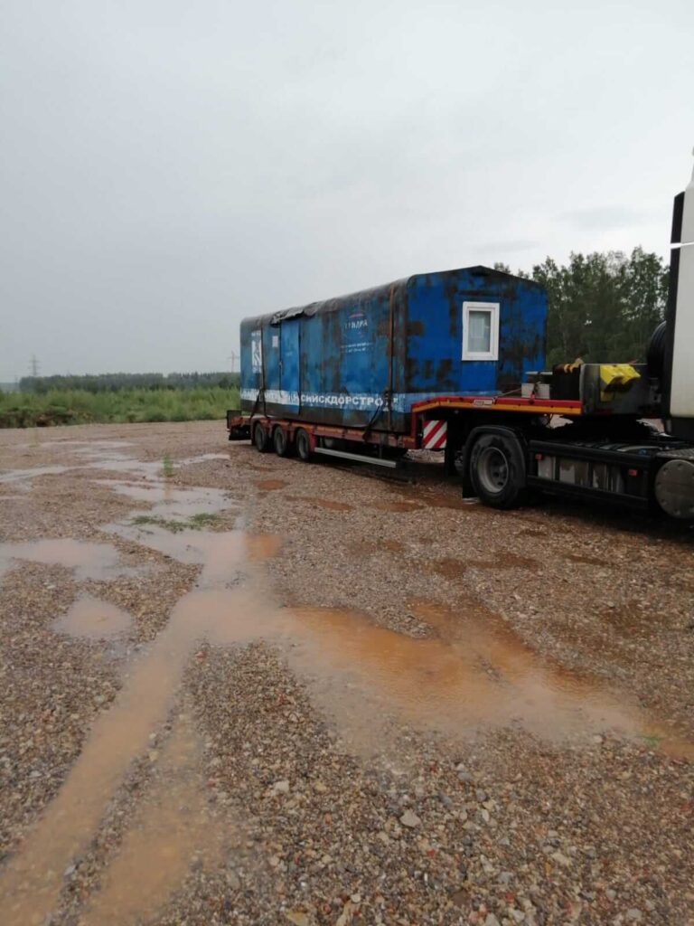 Перевозка бытовки из Сургута в Новый Уренгой